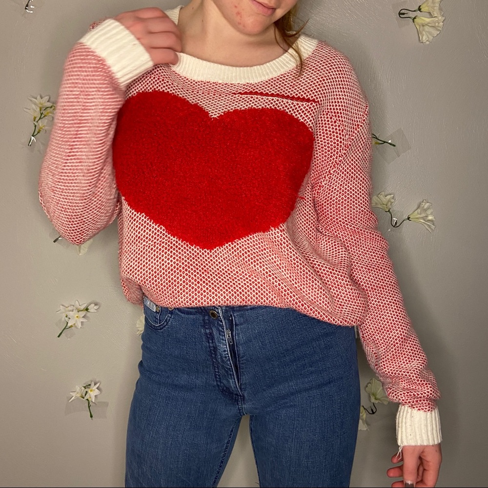 Valentine’s Day Heart Sweater